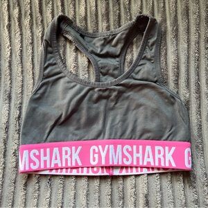 Gymshark Women’s Sports Bra Size XS / Small Unpadded Activewear Gray Pink